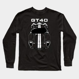 Ford GT40 - White Stripes Long Sleeve T-Shirt